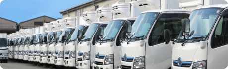配送・運送業など⼤型⾞両を多数保有している企業さま